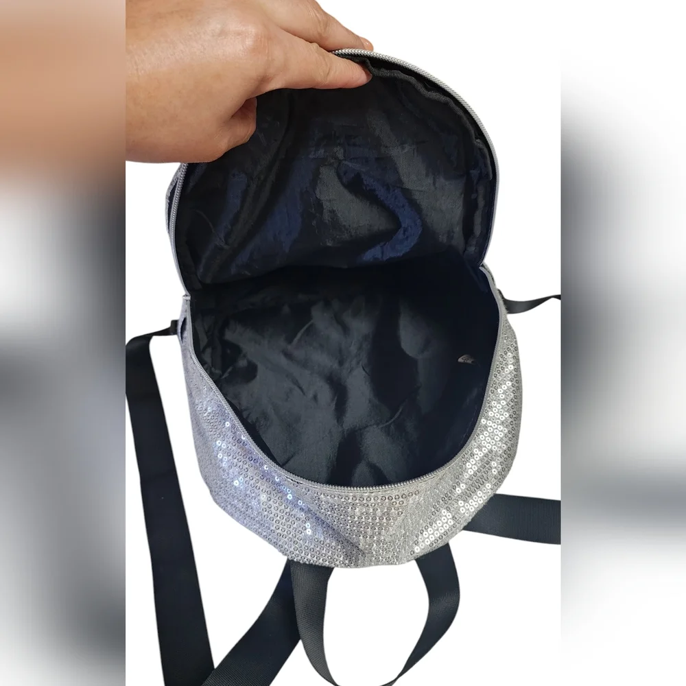 Silver Sequins Dance Backpack